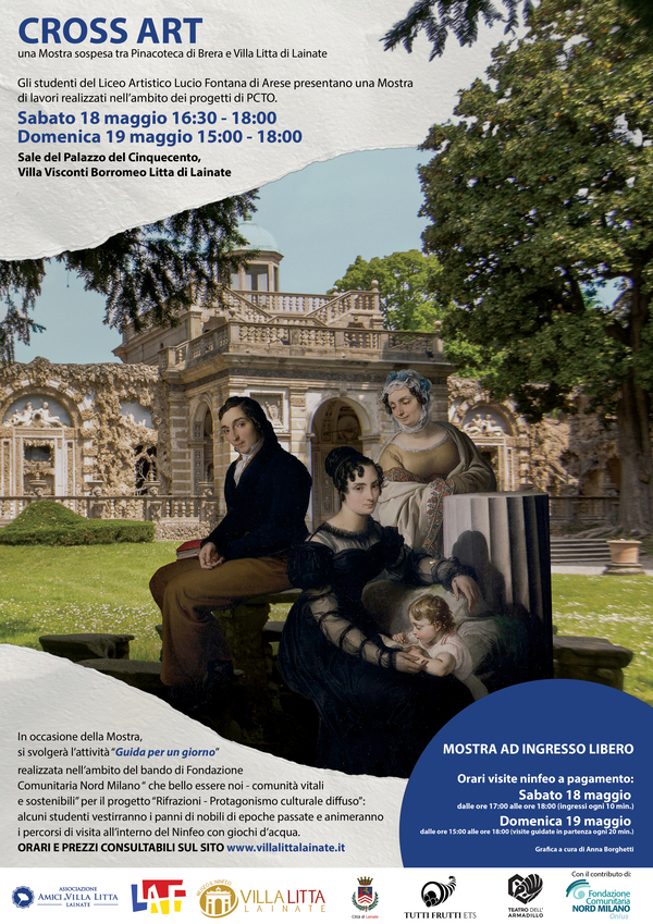 Cross Art: una Mostra sospesa tra Pinacoteca di Brera e Villa Litta